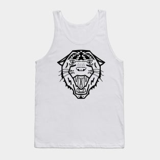 Black Tiger Tank Top